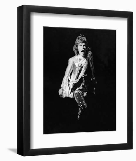 Mick in the Groove-null-Framed Art Print