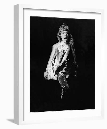 Mick in the Groove-null-Framed Art Print