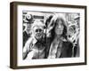 Mick Jagger and His Girl Friend, Singer Marianne Faithful Arrive at Magistrate's Court-null-Framed Premium Photographic Print