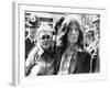 Mick Jagger and His Girl Friend, Singer Marianne Faithful Arrive at Magistrate's Court-null-Framed Photo