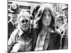 Mick Jagger and His Girl Friend, Singer Marianne Faithful Arrive at Magistrate's Court-null-Mounted Photo