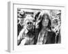 Mick Jagger and His Girl Friend, Singer Marianne Faithful Arrive at Magistrate's Court-null-Framed Photo
