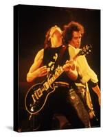 Mick Jagger and Keith Richards During a Performance by the Rolling Stones-null-Stretched Canvas