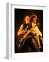 Mick Jagger and Keith Richards During a Performance by the Rolling Stones-null-Framed Premium Photographic Print