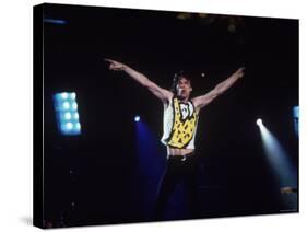 Mick Jagger During a Performance by the Rolling Stones-null-Stretched Canvas