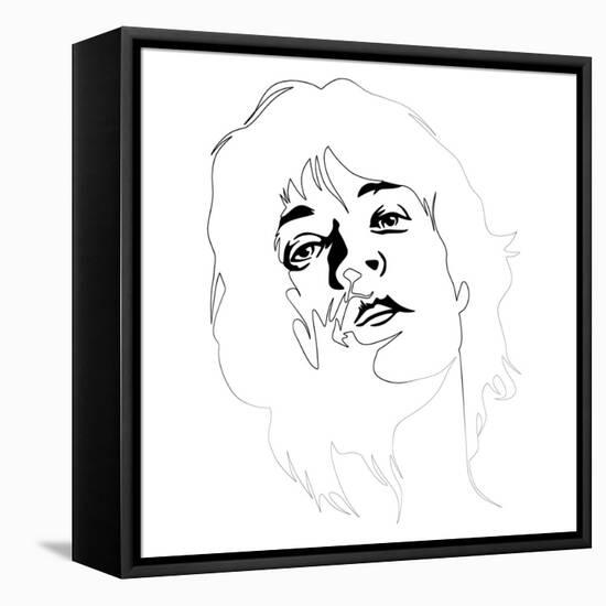 Mick Jagger I-Logan Huxley-Framed Stretched Canvas