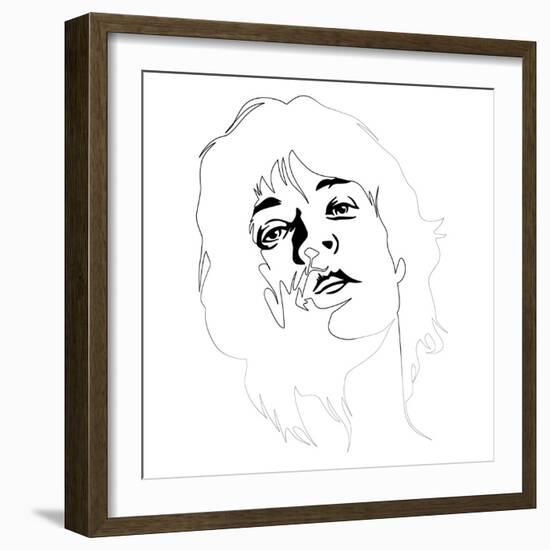 Mick Jagger I-Logan Huxley-Framed Art Print