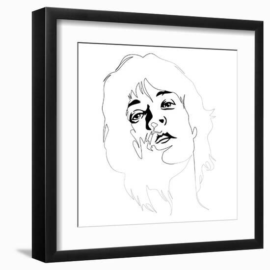 Mick Jagger I-Logan Huxley-Framed Art Print