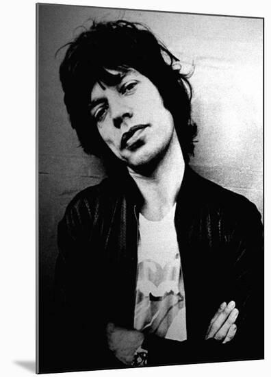 Mick Jagger-London 1975-null-Mounted Poster