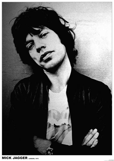 Mick Jagger-London 1975-null-Lamina Framed Poster