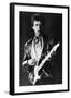 Mick Jagger on Guitar-Associated Newspapers-Framed Photo