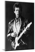 Mick Jagger on Guitar-Associated Newspapers-Mounted Photo