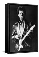 Mick Jagger on Guitar-Associated Newspapers-Framed Stretched Canvas