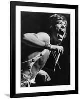 Mick Jagger Performs in Vienna-Associated Newspapers-Framed Photo