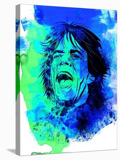 Mick Jagger-Nelly Glenn-Stretched Canvas