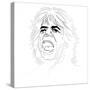 Mick Jagger-Logan Huxley-Stretched Canvas