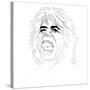 Mick Jagger-Logan Huxley-Stretched Canvas