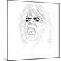 Mick Jagger-Logan Huxley-Mounted Art Print