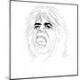 Mick Jagger-Logan Huxley-Mounted Art Print