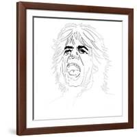 Mick Jagger-Logan Huxley-Framed Art Print