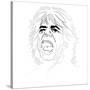 Mick Jagger-Logan Huxley-Stretched Canvas