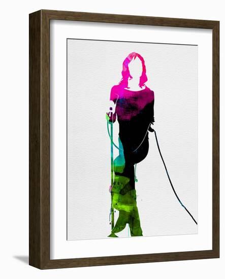 Mick Watercolor-Lora Feldman-Framed Art Print