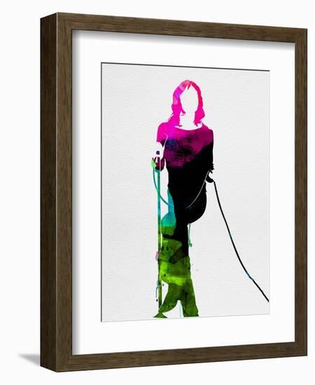 Mick Watercolor-Lora Feldman-Framed Art Print