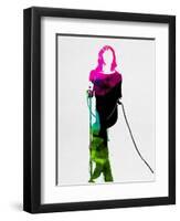 Mick Watercolor-Lora Feldman-Framed Art Print