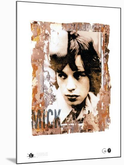 Mick with Mike-Gered Mankowitz-Mounted Art Print