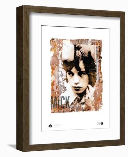 Mick with Mike-Gered Mankowitz-Framed Art Print