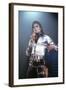 Mickael Jackson on Stage in Los Angeles in 1993-null-Framed Photo