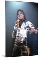 Mickael Jackson on Stage in Los Angeles in 1993-null-Mounted Photo