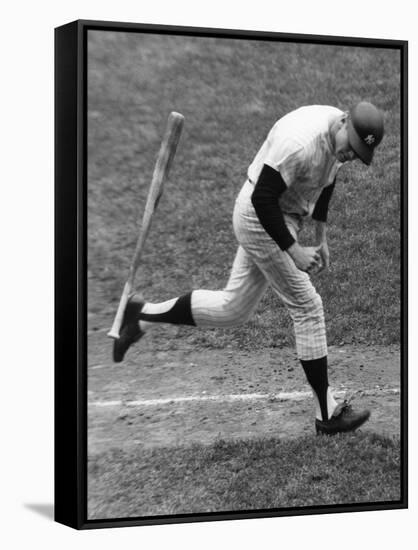Mickey Mantle (1931-1995)-null-Framed Stretched Canvas