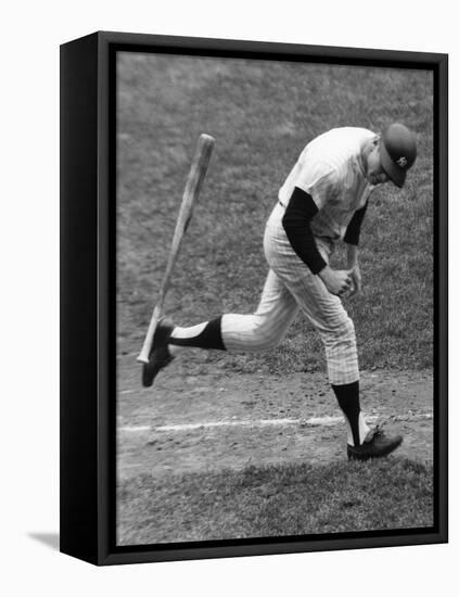 Mickey Mantle (1931-1995)-null-Framed Stretched Canvas