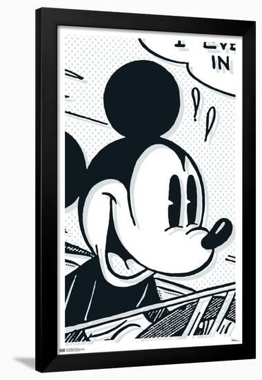 Mickey Mouse - Art Deco-Trends International-Framed Poster