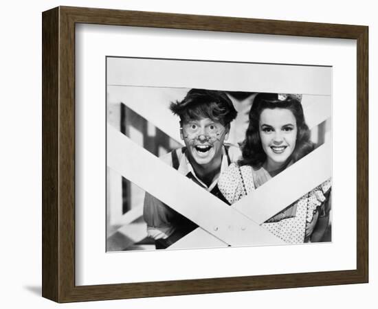 Mickey Rooney (1920-)-Judy Garland-Framed Giclee Print