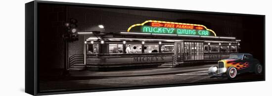 Mickey's Diner-Helen Flint-Framed Stretched Canvas