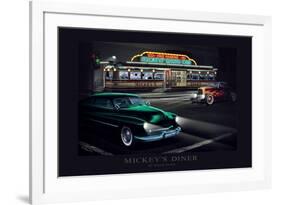 Mickey's Dinner-Helen Flint-Framed Art Print