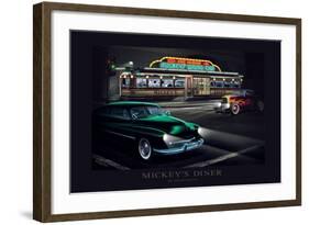 Mickey's Dinner-Helen Flint-Framed Art Print