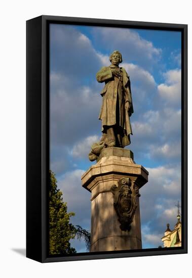 Mickiewicz Statue-BackyardProductions-Framed Stretched Canvas