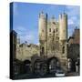 Micklegate Bar and City Wall, York, Yorkshire, England, United Kingdom, Europe-Roy Rainford-Stretched Canvas