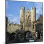 Micklegate Bar and City Wall, York, Yorkshire, England, United Kingdom, Europe-Roy Rainford-Mounted Photographic Print