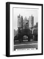 Micklegate Bar, York, C1920S-null-Framed Giclee Print