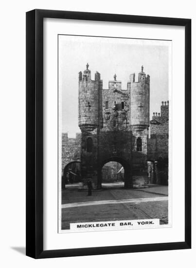 Micklegate Bar, York, C1920S-null-Framed Giclee Print