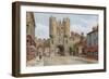 Micklegate Bar, York-Alfred Robert Quinton-Framed Giclee Print