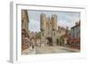 Micklegate Bar, York-Alfred Robert Quinton-Framed Giclee Print