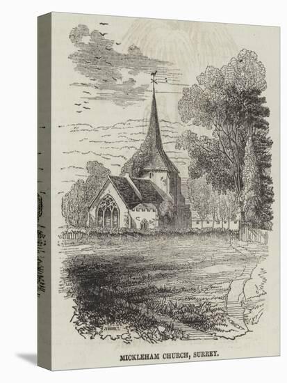 Mickleham Church, Surrey-null-Stretched Canvas