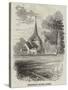Mickleham Church, Surrey-null-Stretched Canvas