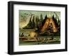 Micmac Tribe Hunters and Fishermen-null-Framed Giclee Print