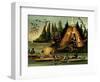 Micmac Tribe Hunters and Fishermen-null-Framed Giclee Print